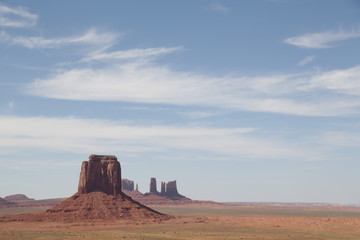 in USA inside the monument valley