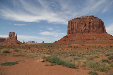 Fototapeta na wymiar in USA inside the monument valley