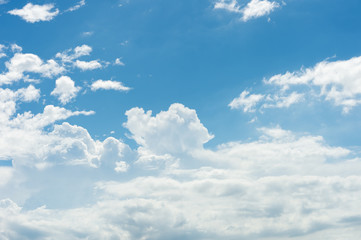 Naklejka na ściany i meble blue sky clouds,Blue sky with clouds.