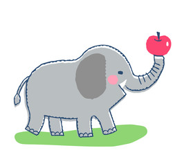 象とりんご