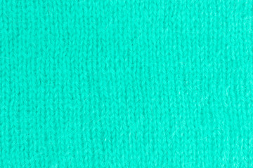 background  of green angora wool knitting