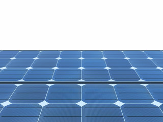 Isolated solar panels