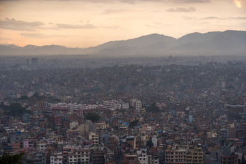 Kathmandu city in Nepal