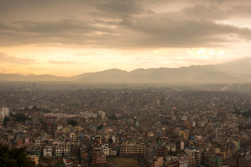 Fototapeta na wymiar Kathmandu city in Nepal