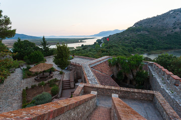 Fototapeta na wymiar View from Venetian Tower in Butrint, Albania