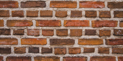 Old brick wall texture as a background. Abstract backdrop