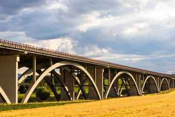motorway bridge, Spis region, motorway Zilina - Kosice, Slovakia