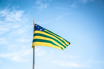 A beautiful view of brazil state flag (bandeira do piaui)