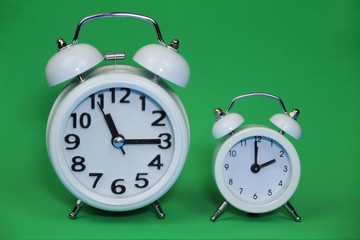 Clock marking winter time change