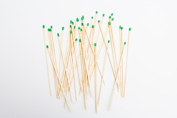 Matches isolated on white background