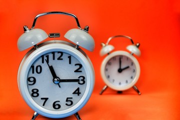 Clock marking winter time change