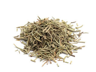 Dried natural rosemary spice isolated