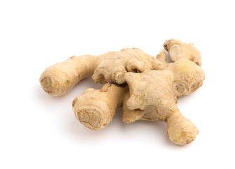 ginger on white background