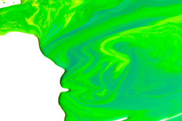 Spills and mixing paints background