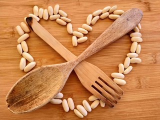 Love for cooking and white beans