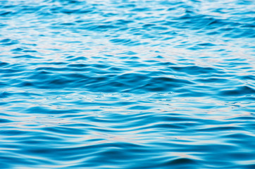 Fototapeta premium Blue sea water background