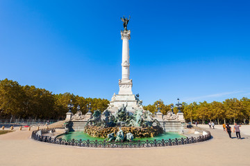 Girondins Monument in Bordeaux, France