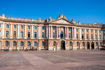 Fototapeta na wymiar Capitole or City Hall, Toulouse