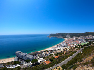 Fototapeta na wymiar Beautiful view of Sesimbra village in Portugal