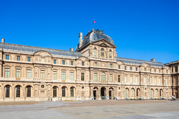 Fototapeta na wymiar Museum of Louvre in Paris