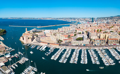 Old Port in Marseille, France
