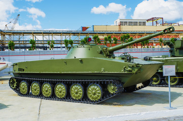  PT-76 is a Soviet amphibious light tank