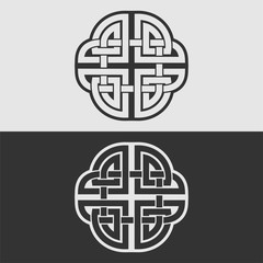 Celtic pattern. Pattern for ornament. Vector isolated.