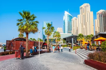 Foto op Canvas JBR Jumeirah Beach Residence, Dubai © saiko3p