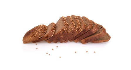 Bread isolated on a white background