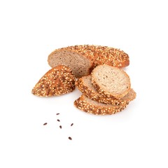 Bread isolated on a white background