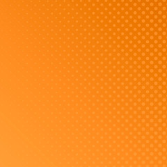 Abstract gradient orange dots background. Vector illustration in comic style