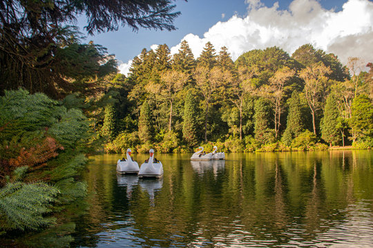 Lago Negro em Gramado, Serra Ga&uacute;cha no Rio grande do Sul, Brasil