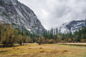 Fototapeta na wymiar Landscape of Yosemite National Park, California. USA