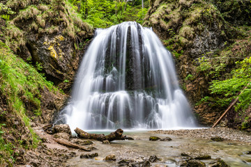 Fototapeta premium Josefsthaler Wasserfälle am Schliersee in Oberbayern