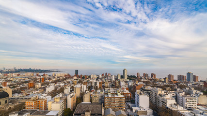 Sunset in Montevideo (the capital of Uruguay, South America)