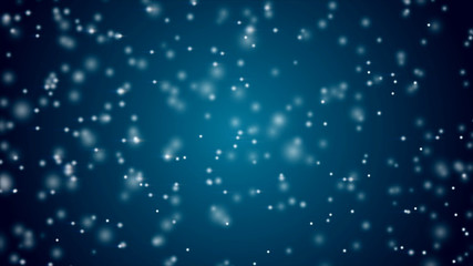 Abstract blue background with connected lines and dots