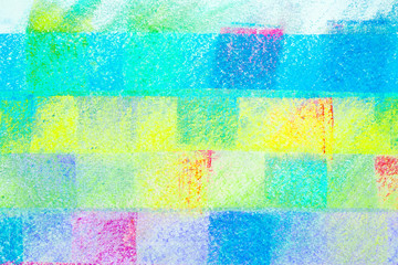 Chalky textures the paper