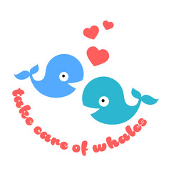 Obraz premium whale design template