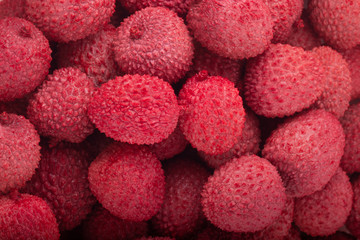 pink fresh lychee beautiful background