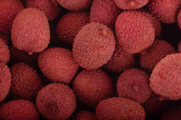 pink fresh lychee beautiful background