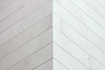 Abstract architecture. Close up of a building facade.