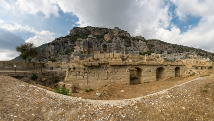 Fototapeta premium Ruins of ancient city Myra, Turkey