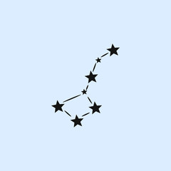 constellation icon. elements of space icon. signs, symbols collection, simple icon for websites, web design, mobile app