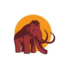mammoth logo for your business , simple clean logo