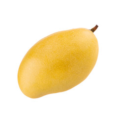 yellow mango isolated on white background