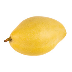 yellow mango isolated on white background