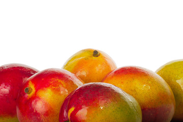 heap mango isolated on white background