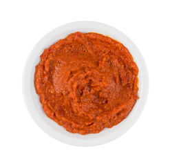 Ajvar or Pindjur Orange Vegetable Spread made from Bell Peppers