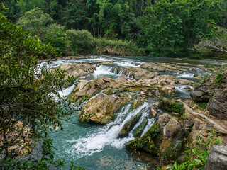 DuoYiHe river near LuoPing in Yunnan province China.