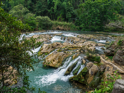 DuoYiHe river near LuoPing in Yunnan province China.